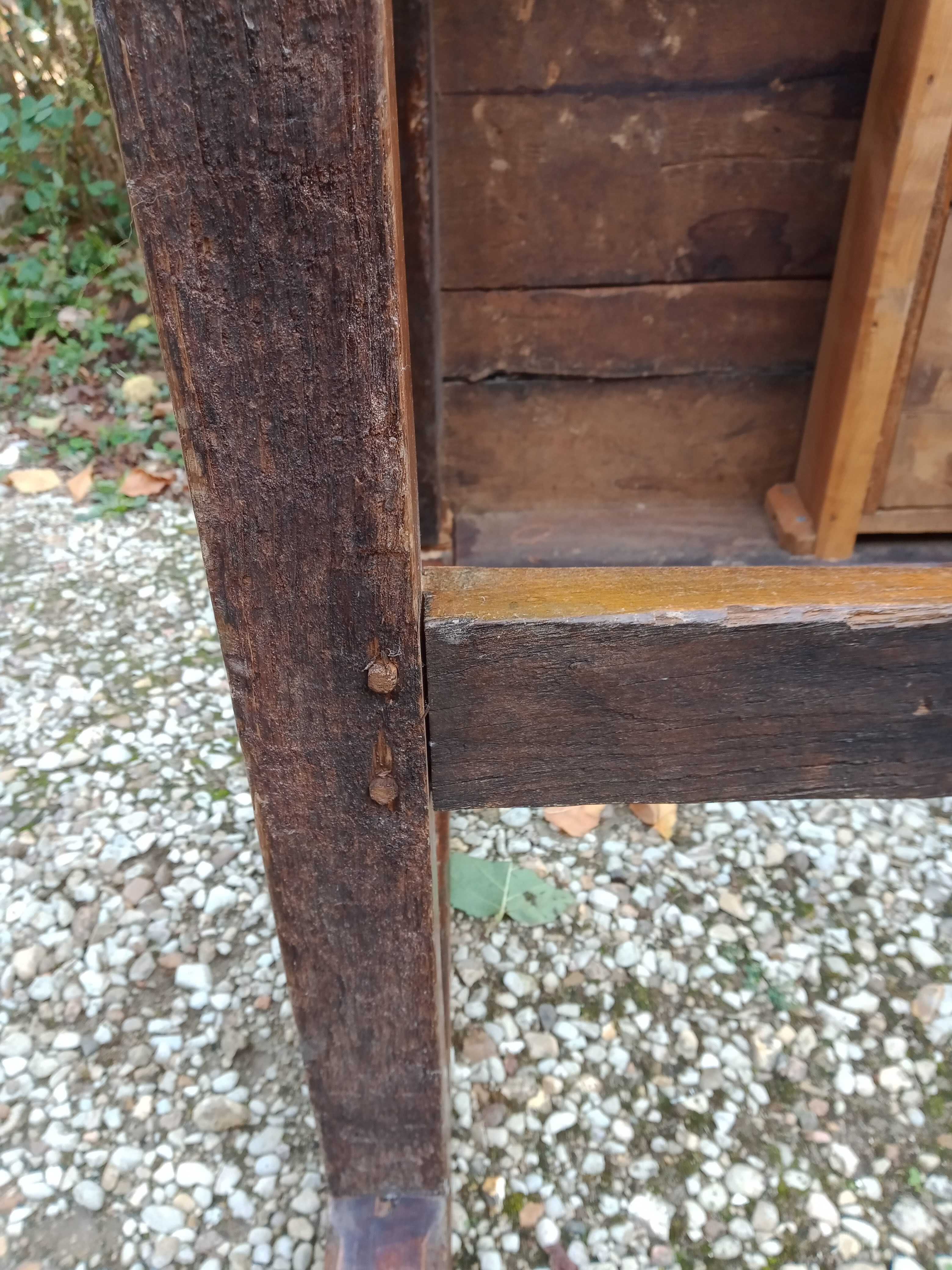 Old oak farmhouse table