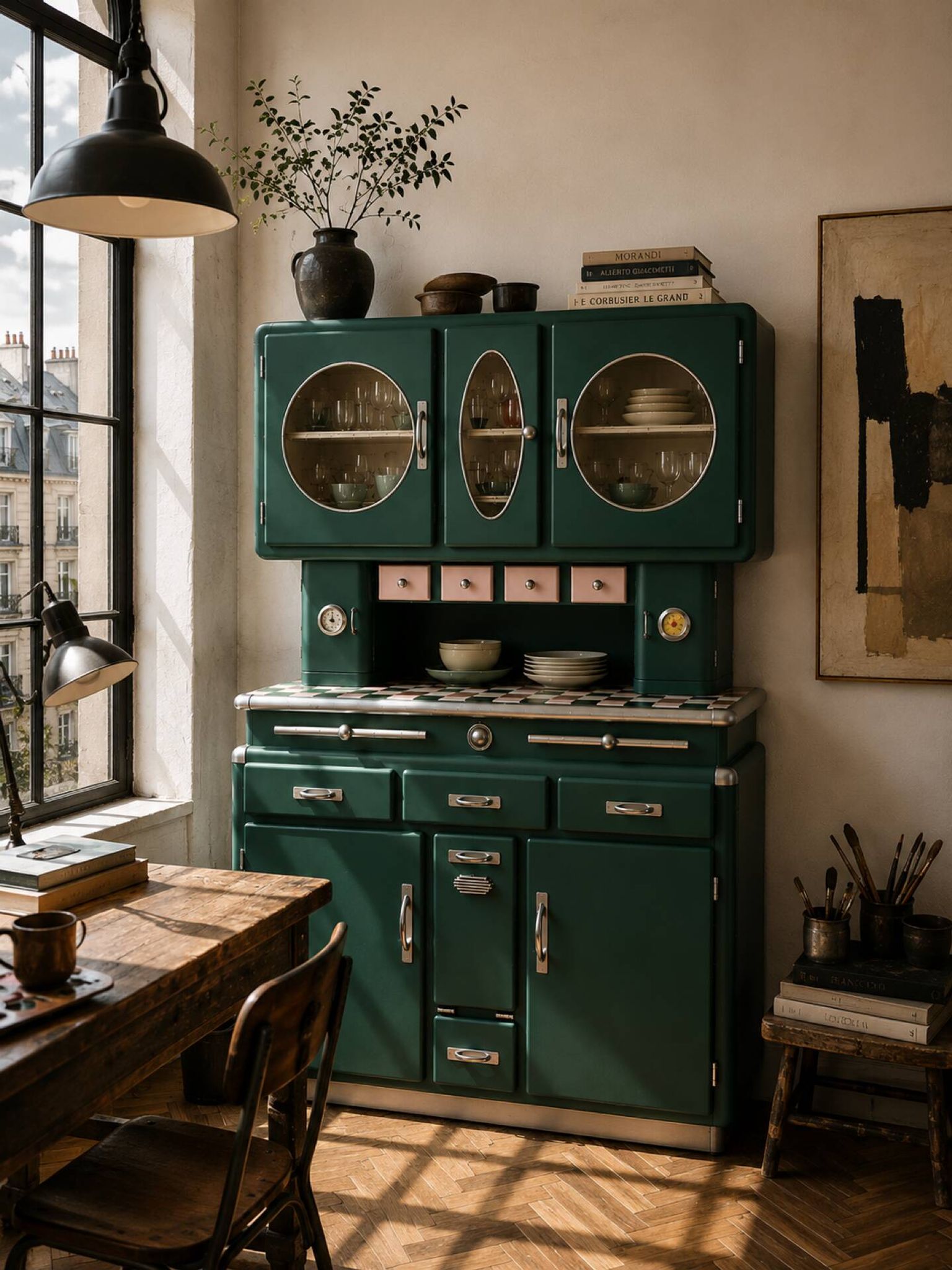 Buffet Mado cuisine 1950