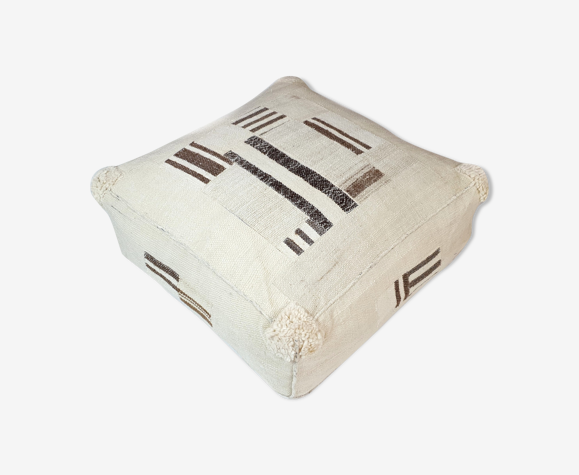 Housse de pouf de sol 60x60 kilim vintage