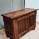 Oak chest with towel pleats