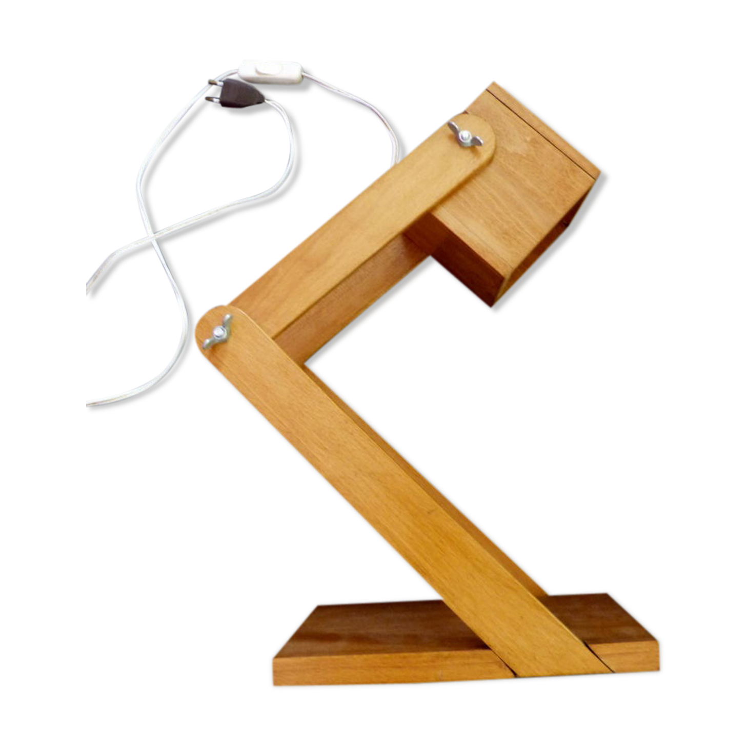Wood desk lamp 40