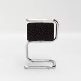 Anonimo set of 6 Italian chrome "S" chairs 1970s