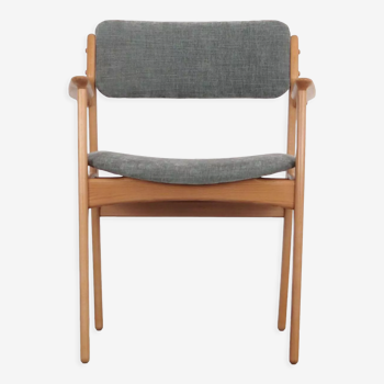 Fauteuil en hêtre, design danois, années 1960, designer: Erik Buch