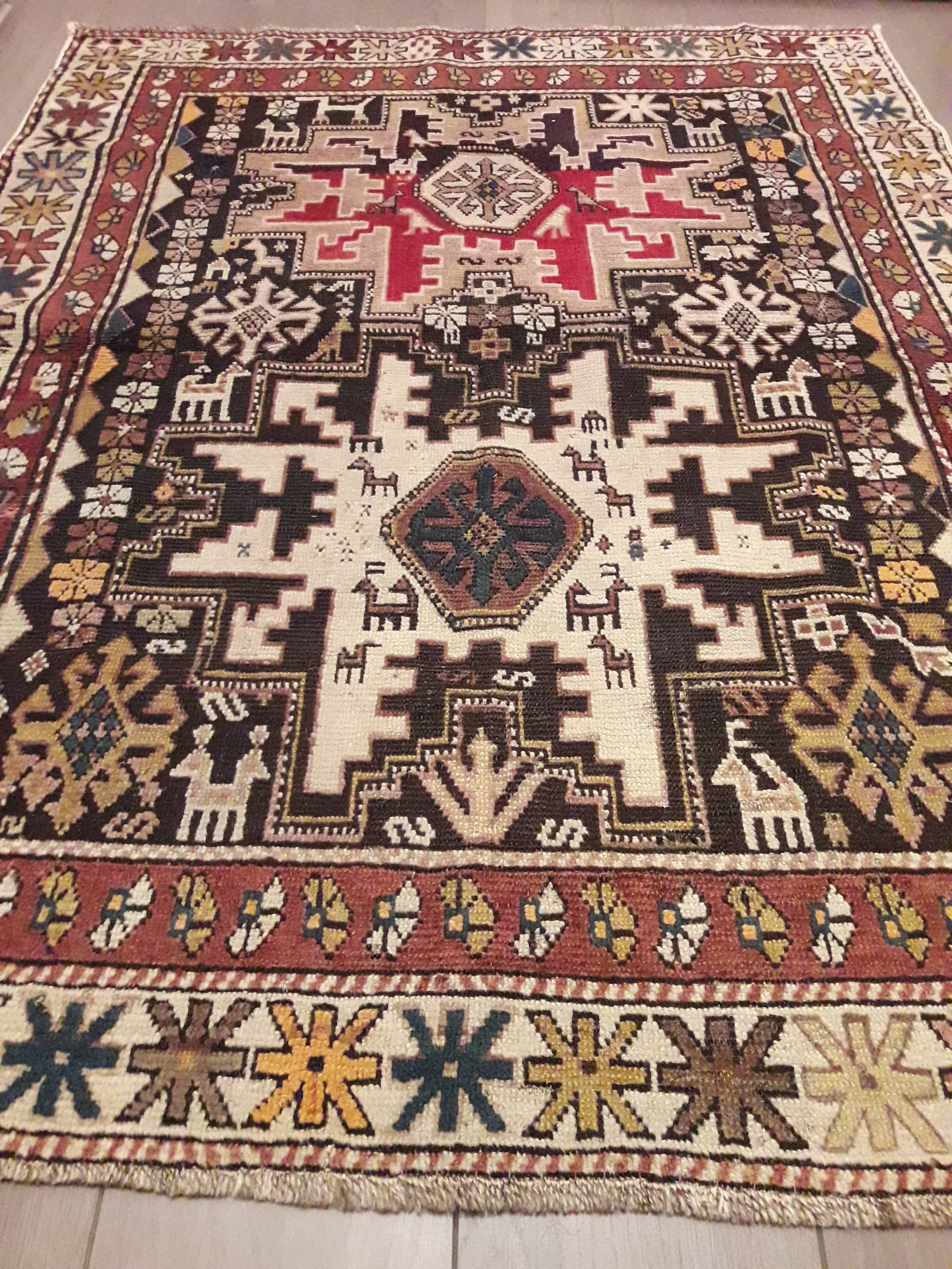 Ancient Caucasian carpet