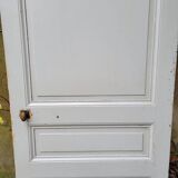 Old interior door from the end of the 19th century with locking system
