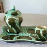 Earthenware tray and pots 1912