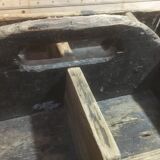 Toolbox with black patina handle
