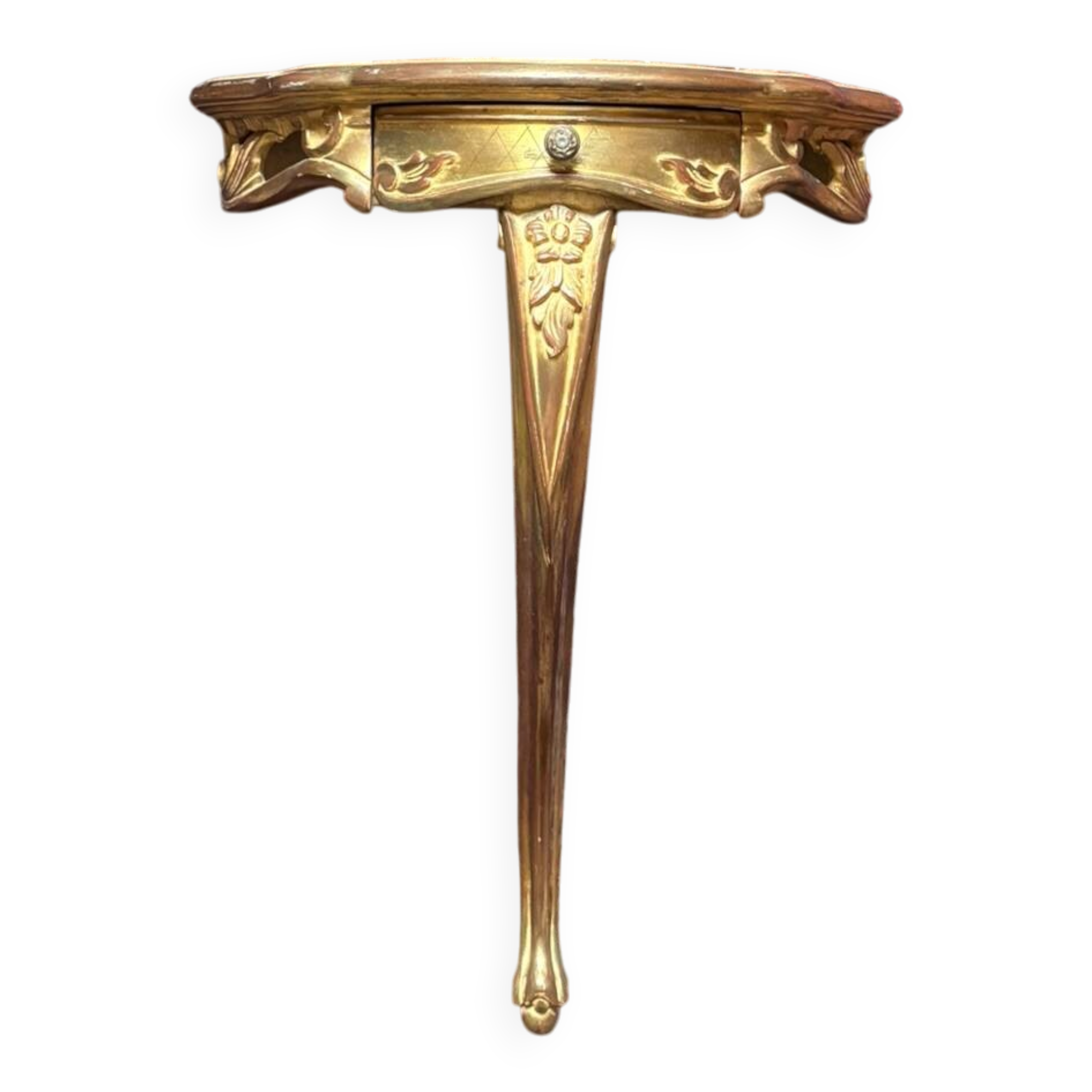 Antique Wall Console Shelf Baroque Louis XV Rocaille Rococo Style
