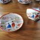 Great old Japanese tea set made of porcelain