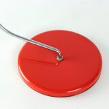Lampe de table Lidokov L193 du milieu du siècle par Josef Hurka en métal rouge, Tchécoslovaquie, années 1960