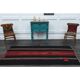 1970s Turkish Hand-Knotted Wool Cotton Black Kilim Runner Rug 118x238