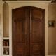 Antique oak doors in louis xv style
