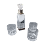 Whisky decanter and its 3 glasses