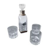 Carafe à whisky et ses 3 verres