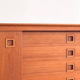 Enfilade danoise vintage en teck par H.W. Klein pour Bramin, années 60