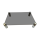 Glass coffee table