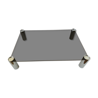 Glass coffee table