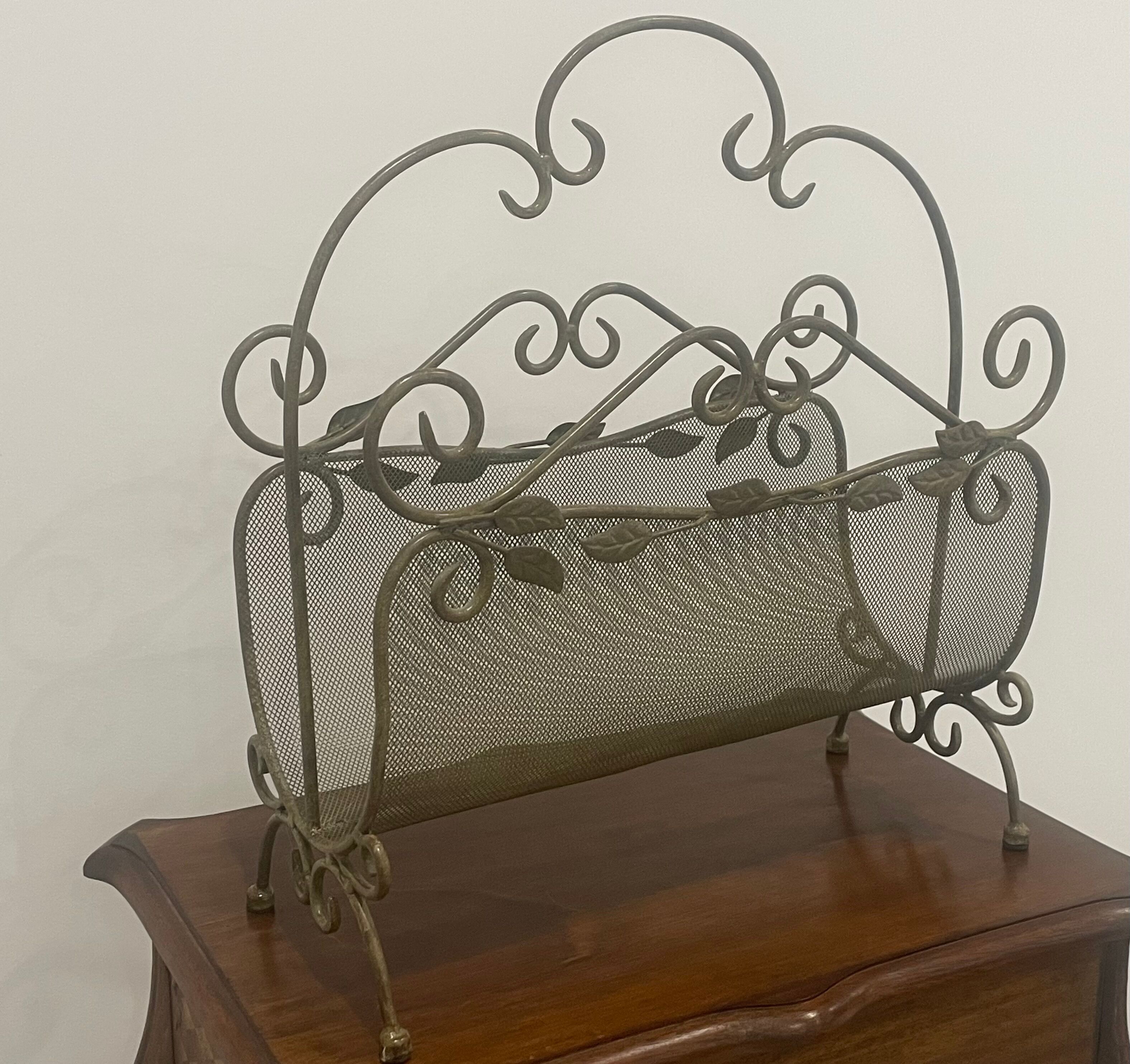 Vintage magazine holder