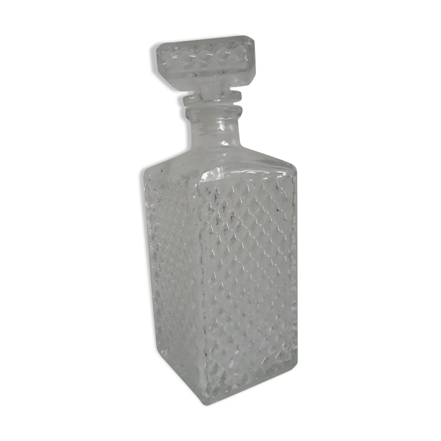 Authentic decanter whiskey relief