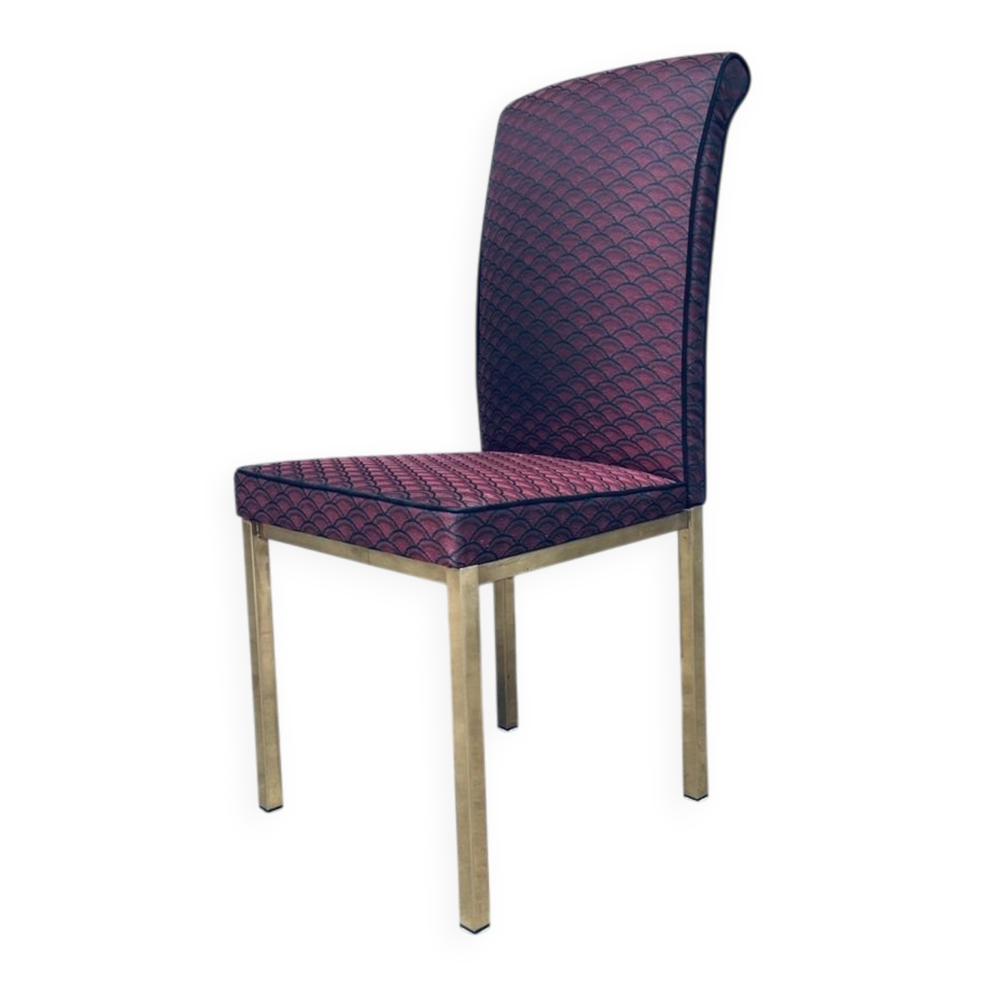 Hollywood Regency Style Design Dining Chair, 1970s, Belgium, Set of 6