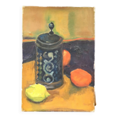 Still life with lemon and oranges