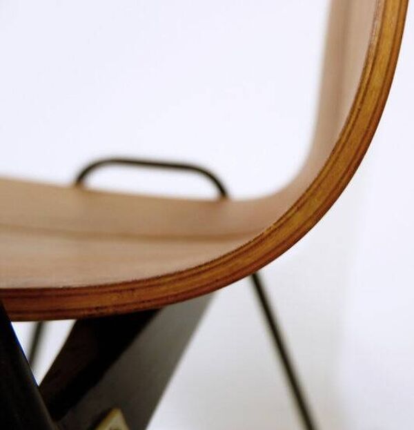 Chaise suisse « GA » par Hans Bellmann pour Horgen-Glarus, années 1960 - vendu à l'unité / 3 disponibles