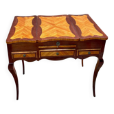 Louis XV period marquetry dressing table, 18th century