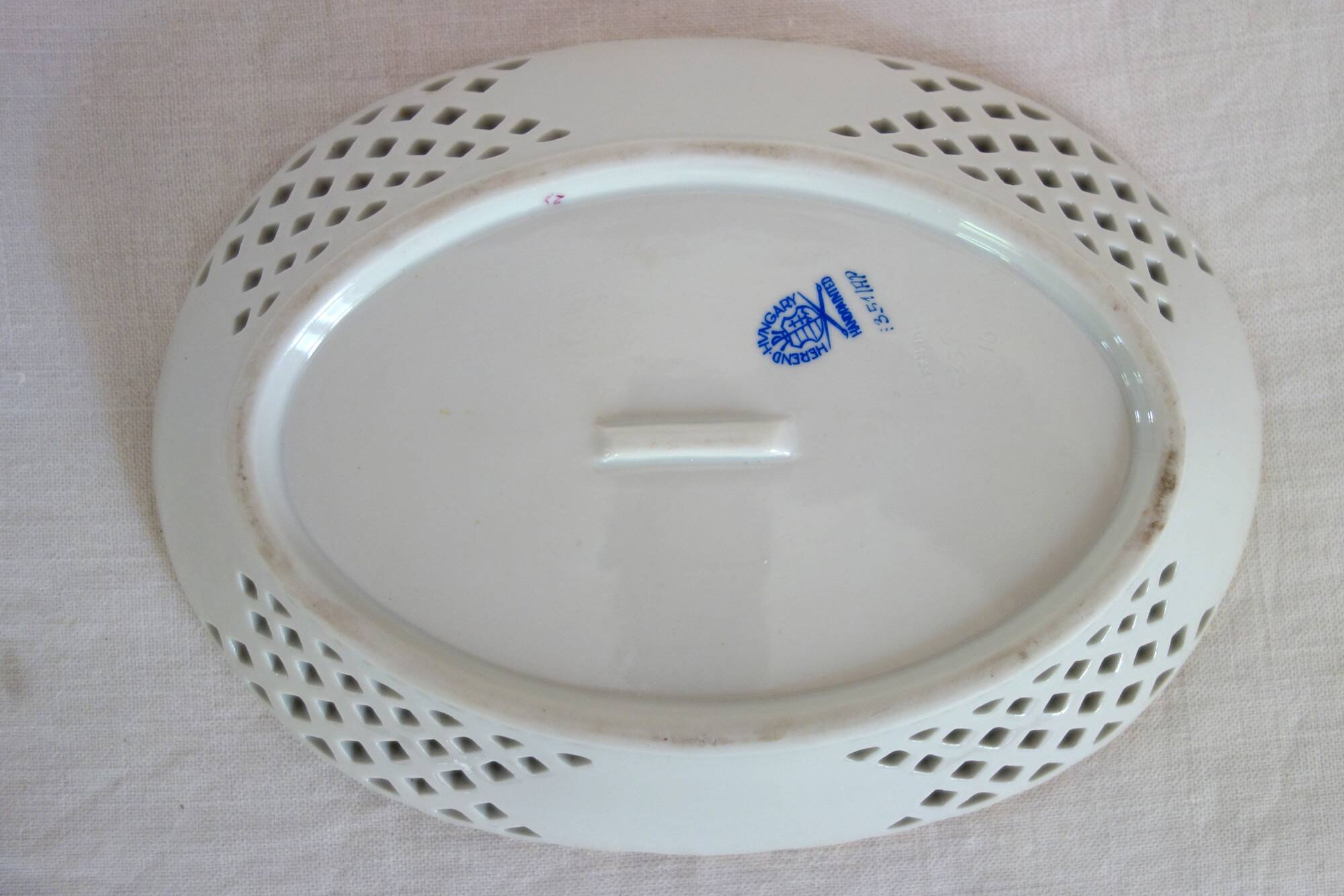 Openwork porcelain cup, Herend factory, Hungary