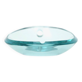 Oval crystal ashtray, 1960s