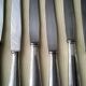 6 LB silver plated and stainless steel table knives