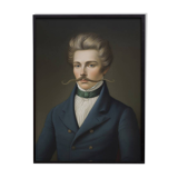 Old portrait - “Les moustachu-es” series