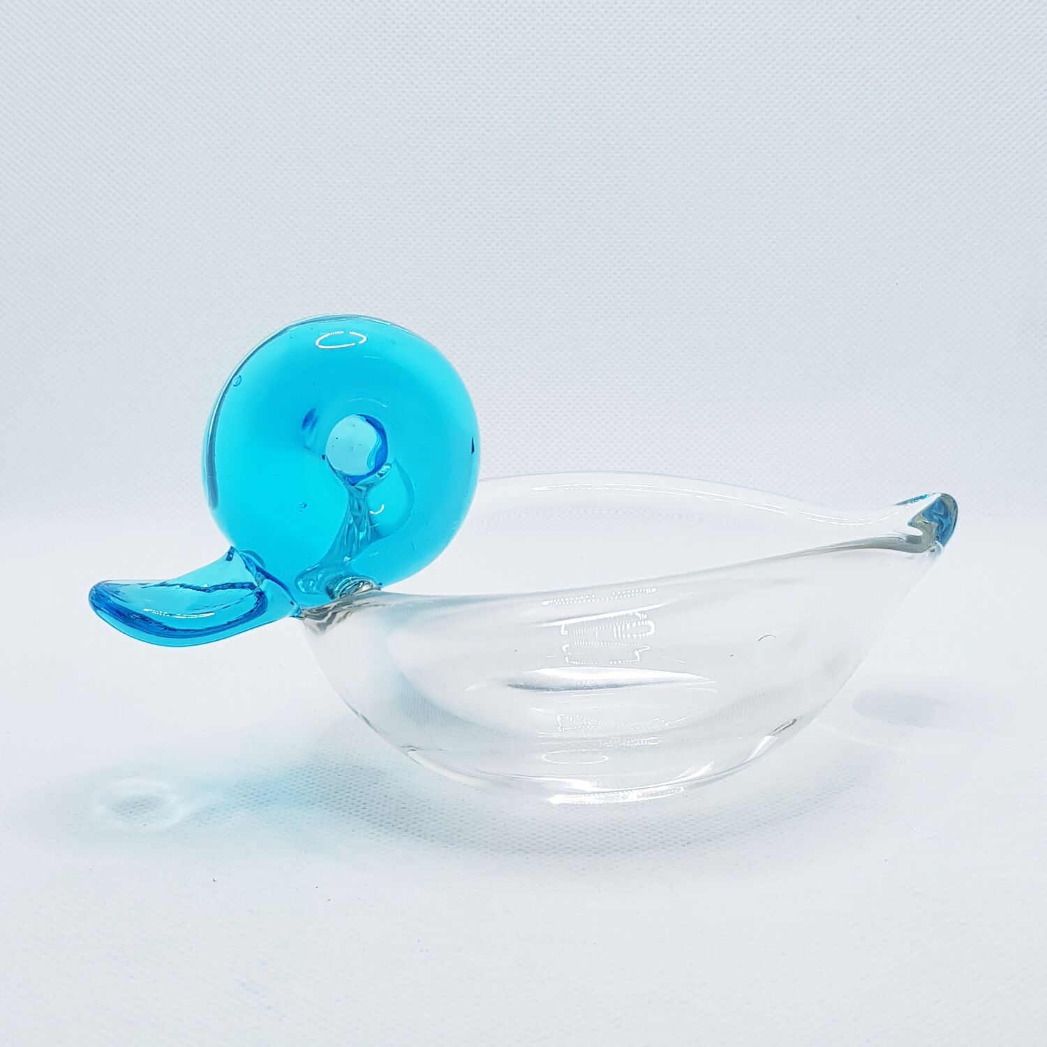 Cendrier canard en verre