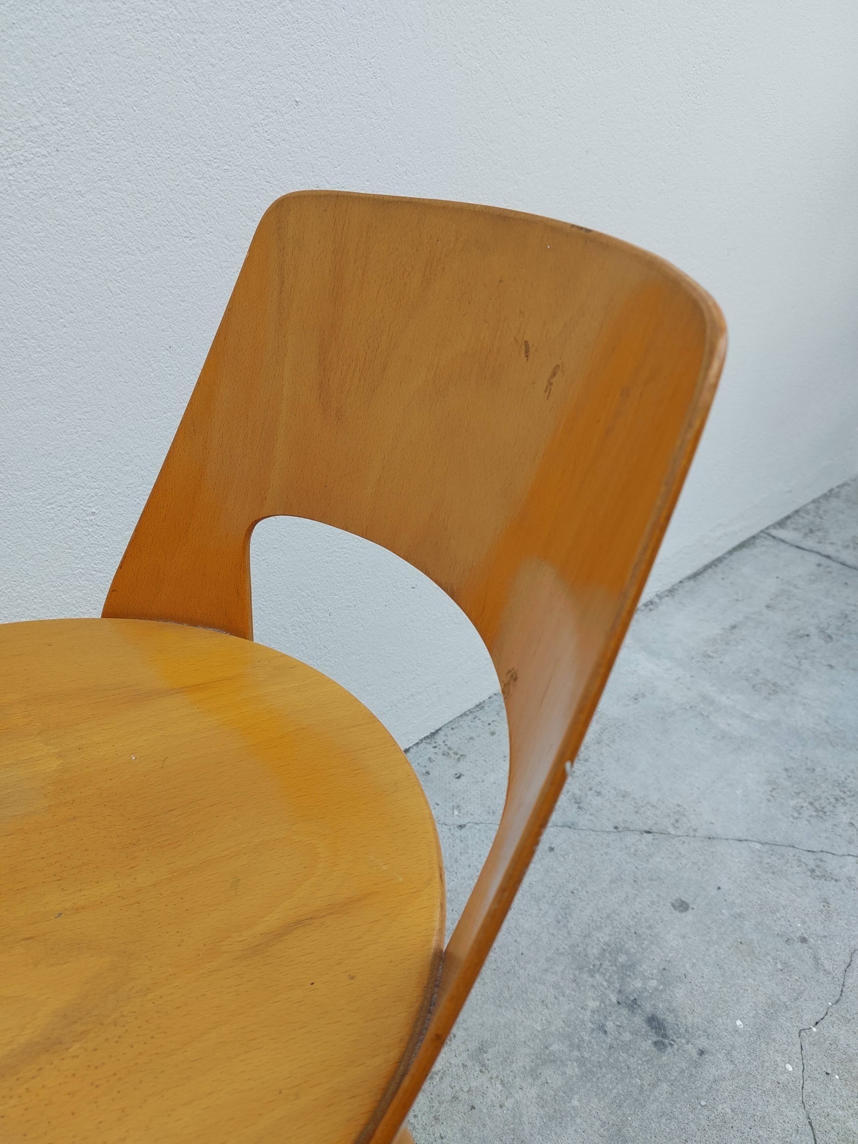 Baumann chair signed model Montor 1950