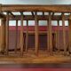 Large vintage serving tray, rattan and wicker - Indonesia - 1950s/1960s