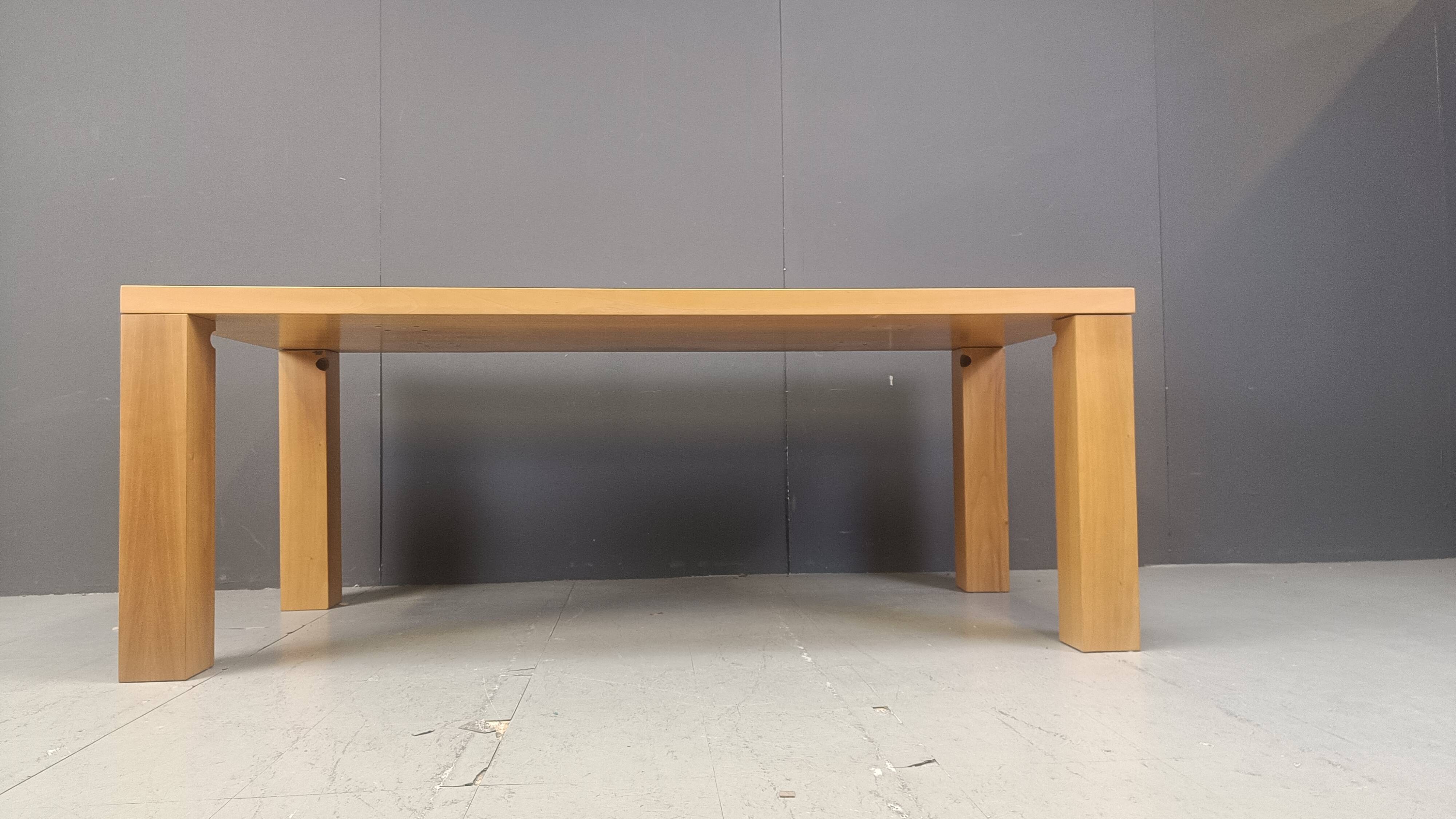 Vintage cattelan Italia Desk or dining table, 1980s