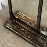 Industrial design of the 50s steel factory mirror