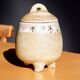 Empty pocket, Vase, the 2 potters, Jacques Serreet Michelle Bargoin, enameled lava circa 1960