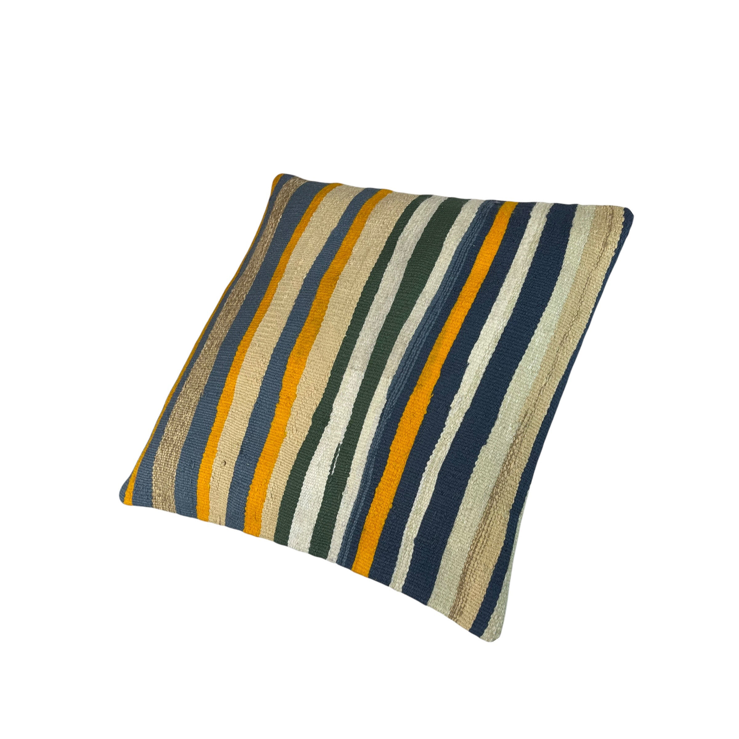 Vintage Turkish KIlim Cushion Cover, 60x60 cm