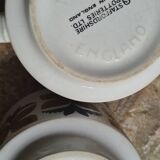 Vintage Staffordshire England Mugs