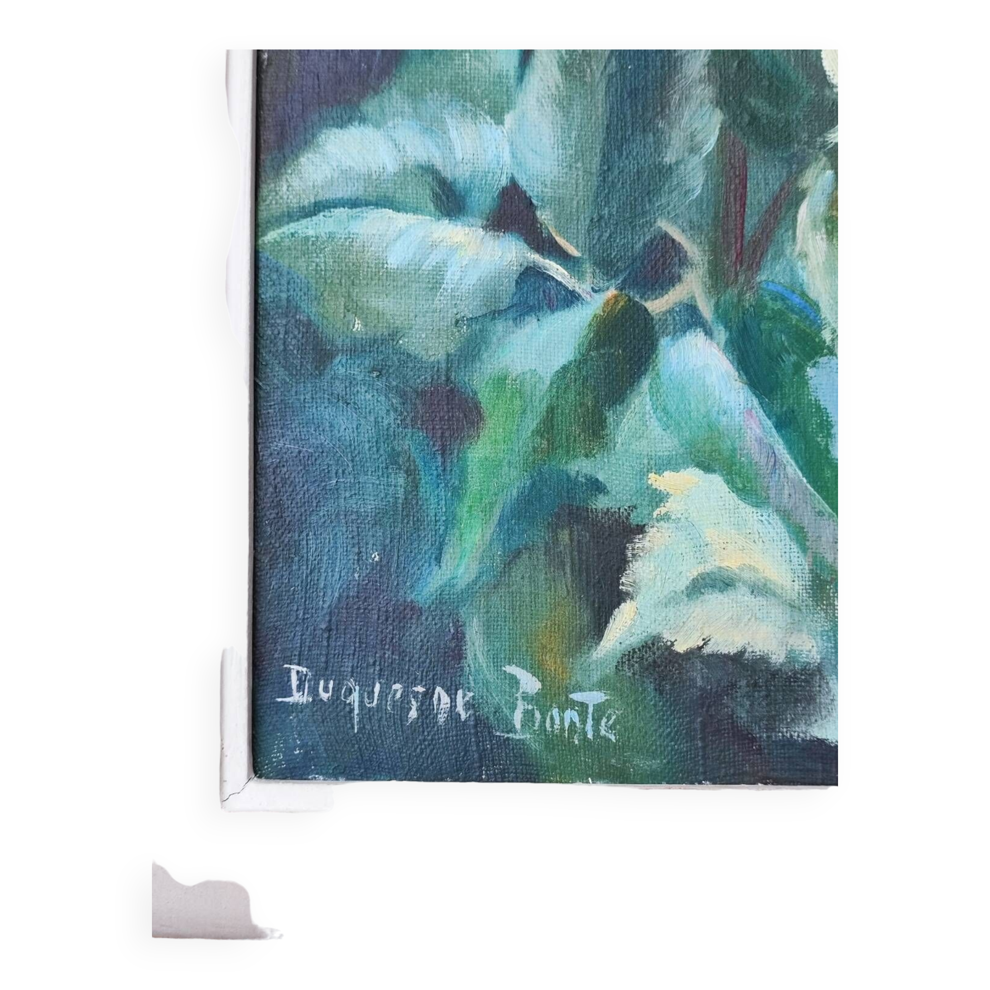 Peinture à l'huile de Duquesne Bonte