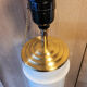 Pair of marble lamps