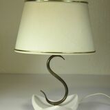 Ceramic and brass lamp from the 1950s.