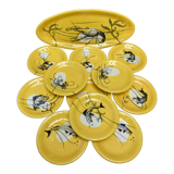 12-piece fish service Manufacture Sainte Radegonde