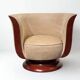 Paire de fauteuils tulipe Art Déco – Hôtel Le Malandre