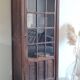 Glass-fronted Parisian wardrobe
