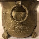 Brass planter