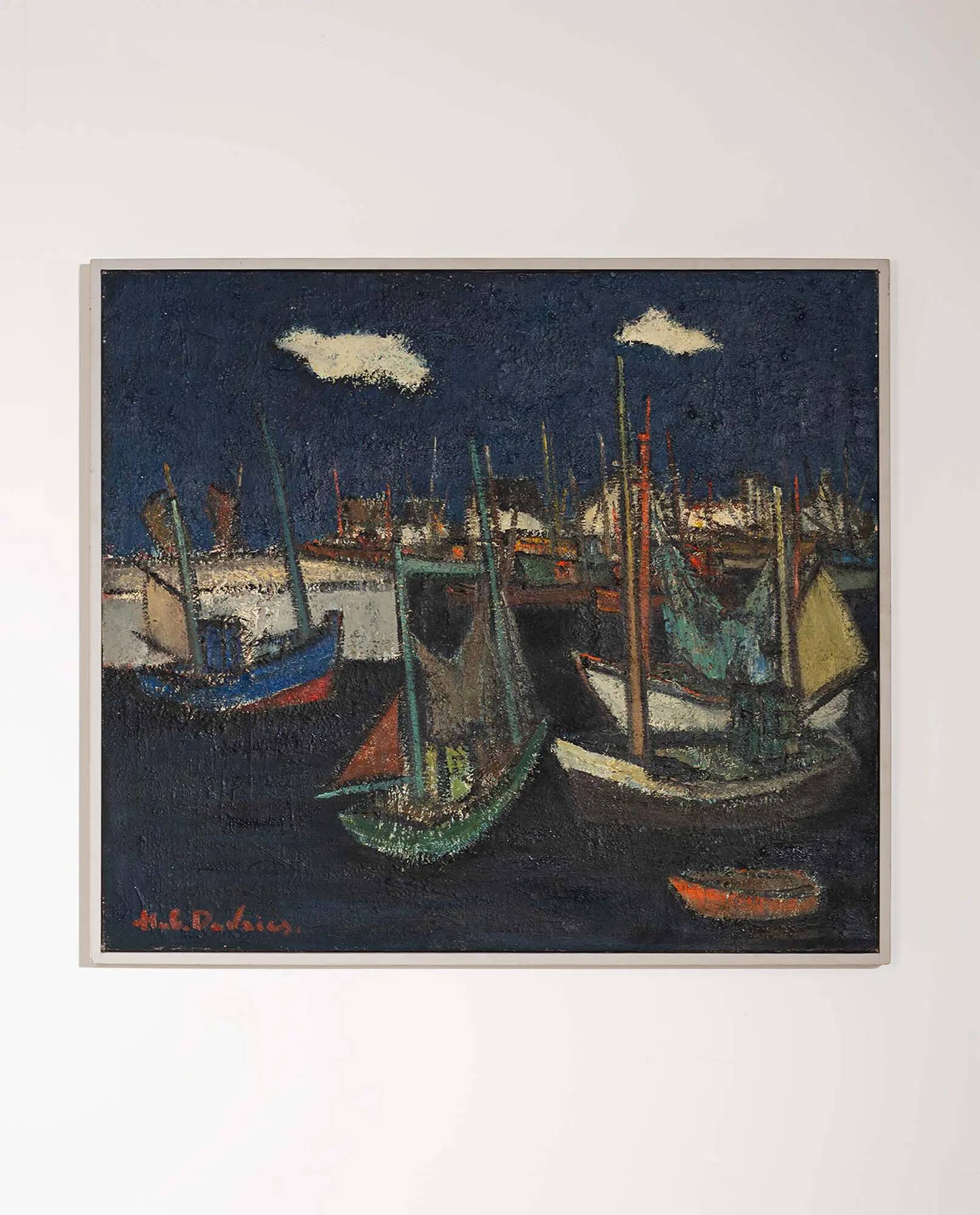 Hubert Henri de Vries, Bateaux dans le port