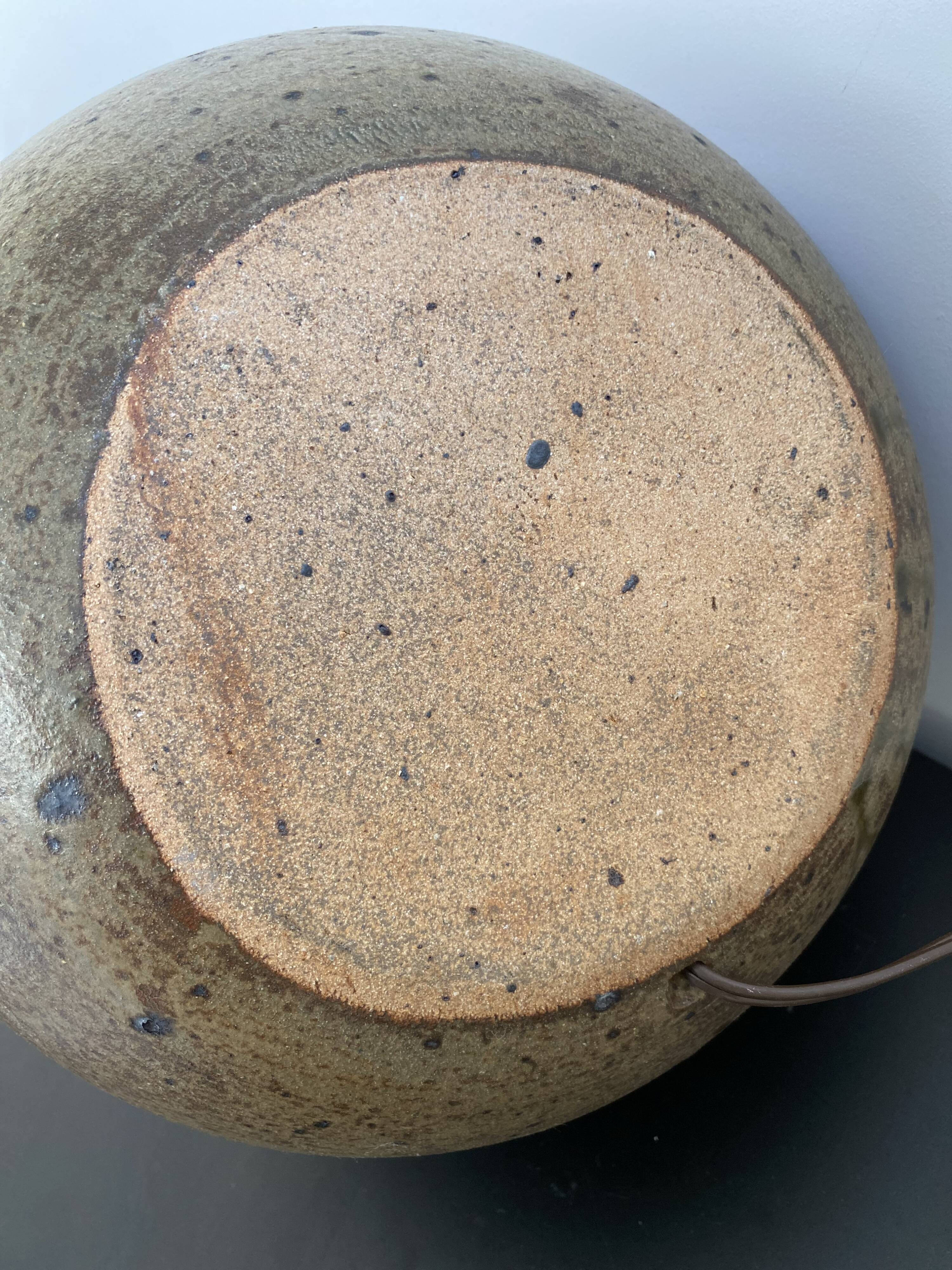 Pyrite sandstone lamp