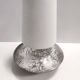 Postmodern Handmade Grey Raku Ceramic Table Lamp, Signed, Italy