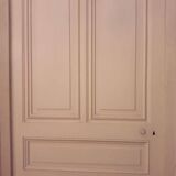 Haussmannian door 83x220 with old glazed transom frame 102x300 chassis